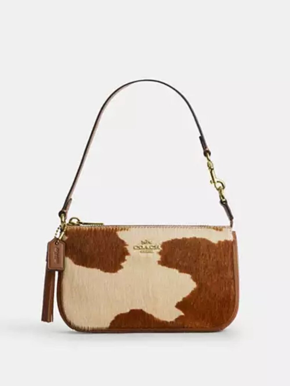 NWT Coach! Nolita 19 In Haircalf With Cow Print